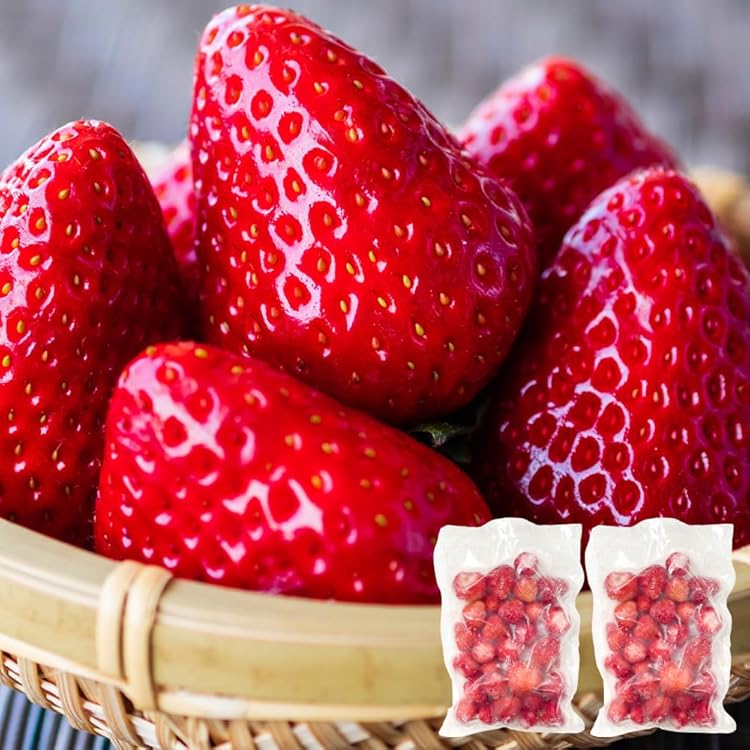 Amazon | 業務用 1kg 冷凍 イチゴ すずあかね 北海道 冷凍ベリー 国産