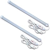 ルートアール 調光・調色 LED30灯USBバーライト コントロールスイッチ付き 電球色/昼光色 ２台セット RL-BAR30DLCX2