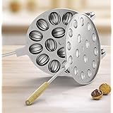 BIOL Heavy Oreshki Mold Oven Cookies Maker Oreshnitsa 16 Nuts Oreshki - Cookie Mold Oreshek Cake - Nut Cookie Shaped Molds - 