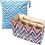 ［キロフライ］kiloflyベビーおむつバッグオーガナイザー、コンパートメント+ウェットドライバッグバリューコンボ