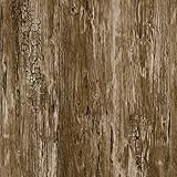 Peel & Stick Backsplash Crack Wood Pattern Khaki Brown Contact Paper Self-Adhesive Wallpaper 4073-2 