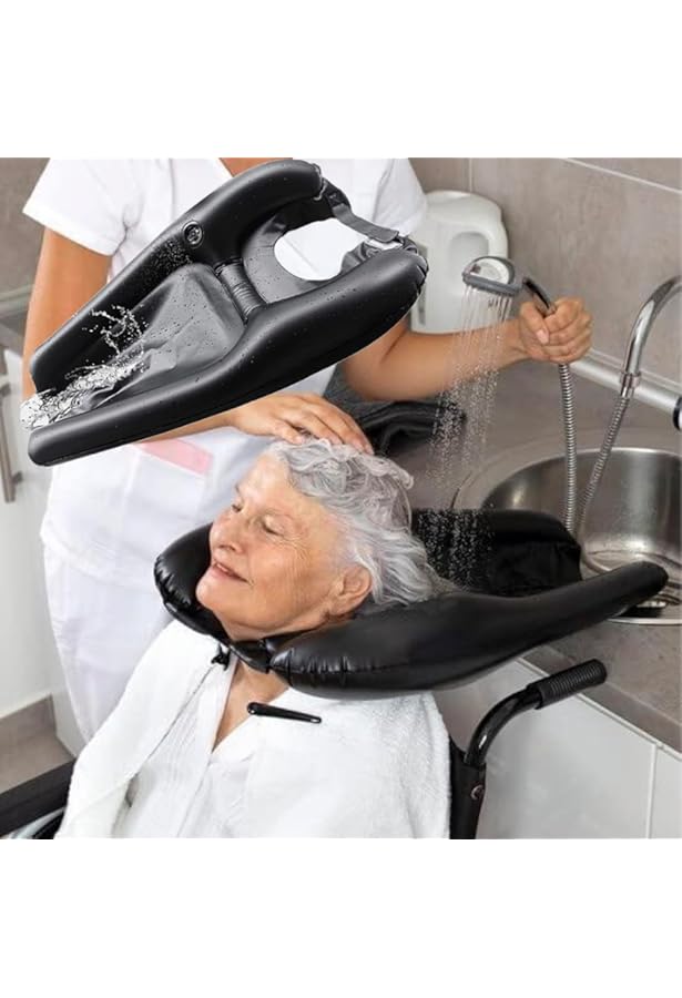 Amazon | シャンプー台 座ったまま 洗髪 介護 折りたたみ 介助 看病