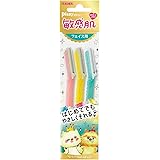 FEATHER(フェザー) ピアニィ 敏感肌 フェイス用 ガード付 3本入 日本製 カミソリ レディース 頬 額 口元