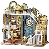 LANNSO ドールハウス マジックハウス 3階建て 手作りキット ジオラマ ダストカバー付き(LV03)