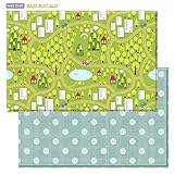 Baby Care Play Mat (Large, CountryTown - Blue) by Baby Care
