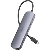 Anker Nano USB-C ハブ(7-in-1, 4K, HDMI) | HDMIポート4K 60Hz対応、5Gbps 高速データ転送 USB-Cポート、USB-Aポート搭載