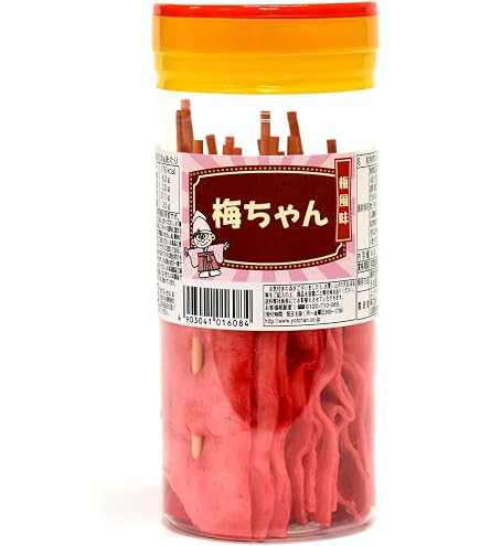 Amazon.co.jp: よっちゃん食品 駄菓子屋梅ちゃん 4本×10袋 : 食品
