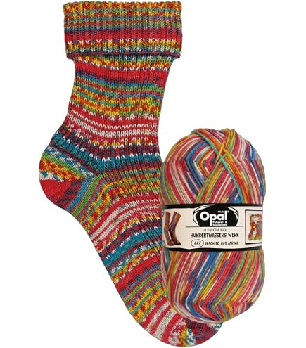 Amazon | 毛糸 Opal オパール ファインメリノウール2 4ply 11631.夢色