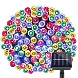 LEDソーラー イルミネーション ストリングライト　100球　祝日/お庭/お祭り/パーティー 【CARRYBATT】