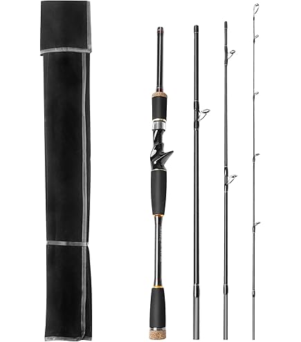 Amazon | 8フィート ベイトパックロッド 4ピース (M) シーバス