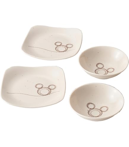 Amazon｜三郷陶器(Sango Toki) ディズニー ミッキーマウス 皿 小皿 2人