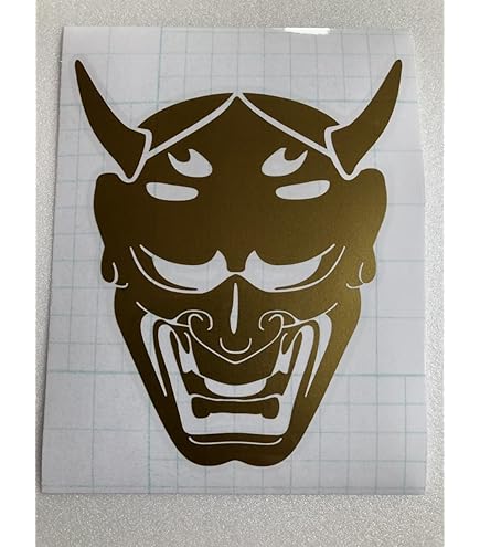 Amazon.co.jp: 【japan-001】般若・能面・和柄・仏教・日本の心