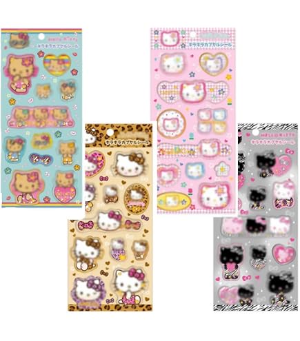 Amazon.co.jp: ギンポー HELLO KITTY ハローキティ とびだす! ぺたぺた