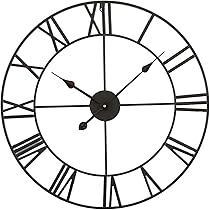 置き時計　ブラック　アンティークローマ数字 置き時計 ブラック アンティークローマ数字 Amazon.co.jp