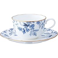 Noritake ノリタケ カップ & ソーサー ( コーヒー ティー 兼用) 220cc ブルーソレンティーノ    ボーンチャイナ T59387A/4562