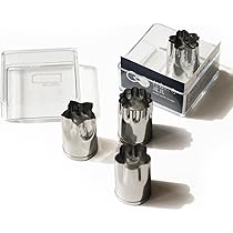 Amazon｜にちにち道具 野菜抜き型 4個入 ケース付 小 ステンレス 食洗