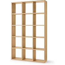 Amazon｜無印良品 スタッキングシェルフセット・5段・オーク材 幅122