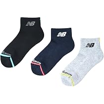 Amazon.co.jp: ジュニア3Pソックスショートレングス (LAS55651) 3枚 3