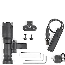 Amazon.co.jp: [QIRUIMY] フリップ 可動式 M340A タクティカルライト