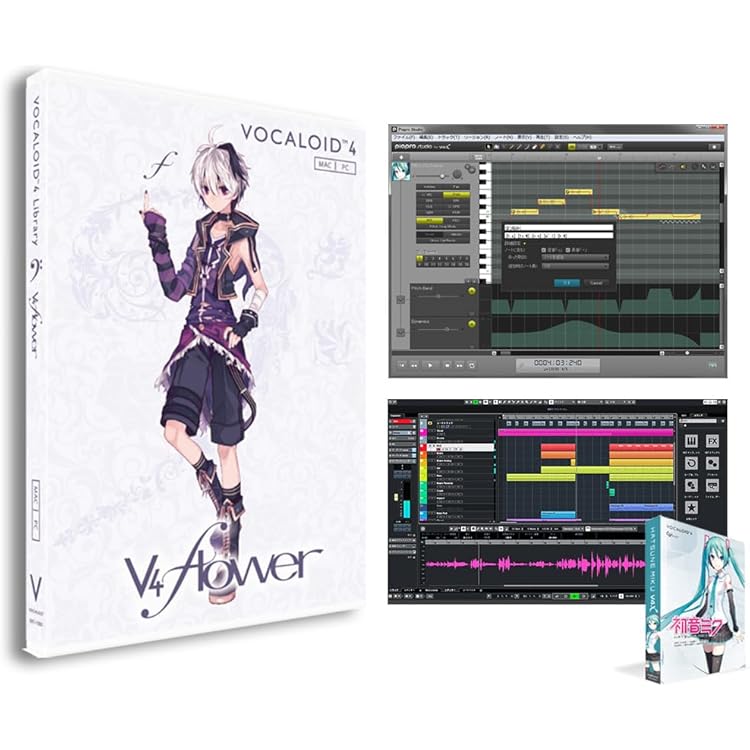 Amazon.co.jp: VOCALOID4 Library v4 flower 単体版 : 楽器