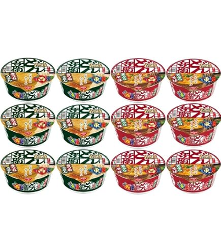 Amazon.co.jp: 【北海道限定】北のどん兵衛 天ぷらそば きつねうどん