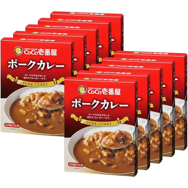 Amazon.co.jp: お肉がゴロっとポークカレー 中辛 5袋 レトルト