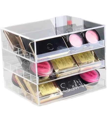 化粧品収納キャビネット アクリル引き出し多段式 化粧台一体化収納ラック Amazon.co.jp: Xiraivke 化粧品収納キャビネット アクリル引き出し多段