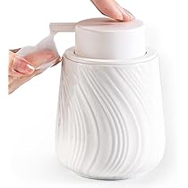 Amazon｜LAZEENOOK ソープディスペンサー 泡 陶器 ポンプ ボトル