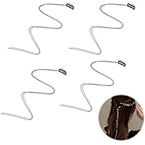 ヘアアクセサリー naaa Amazon.co.jp: nalaina ヘア エクステ クリスタル チェーン 髪