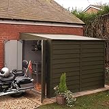 ガーデナップ　メタルシェッド　TM2W　ペントルーフ　D60TM2WOG　『自転車・バイクの盗難対策に　バイクガレージ』 オリーブグリーン