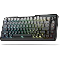 Amazon | K75 Lite ワイヤレス メカニカル キーボード、75% ガスケット 