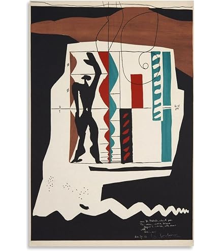 Amazon.co.jp: ル・コルビュジエポスターフランス展ウォールアート