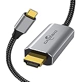 USB C HDMI 変換 ケーブル 4k hdmi TypeC HDMI タイプc アダプタ GADEBAO【HDMI 4K映像出力&Thunderbolt 3対応】1.8m USB タイプC HDMI 変換ケーブル MacBook Pro Air