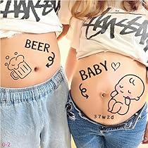 サンプル画像　マタニティフォトペイントシール サンプル画像 マタニティフォトペイントシール