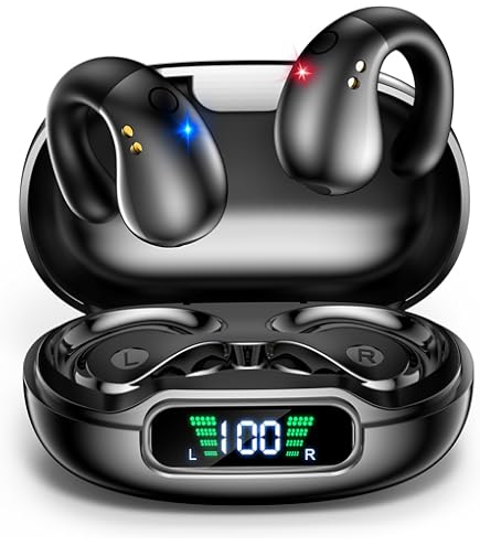 Amazon.co.jp: イヤホン bluetooth「2024音質強化·イヤーカフ型