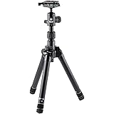 Velbon トラベル三脚 ULTREK UT-53 II 6段 ウルトラロック 脚径27mm 中型 自由雲台 (トルク調整対応) コマ止め方式 DIN規格クイックシュー対応 アルミ脚 437068