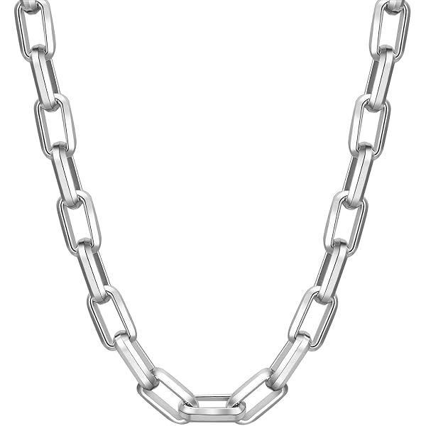 Amazon.co.jp: ZOCALO Anchor Square Necklace, L, 19.7 inches (50 cm