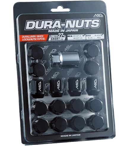 Amazon | MID DURA-NUTS ジュラルミン ロック＆ナットセット レッド 