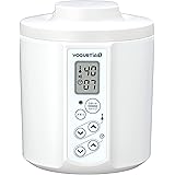 【2023年最新】TANICA 温度調節(25～70℃) ・タイマー・ブザー付ヨーグルトメーカー 新型 ヨーグルティアS 1200ml YS-02W (ホワイト)