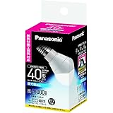 パナソニック LED電球 電球40W形相当 密閉形器具対応 E17口金 昼光色相当(6.4W) 小型電球・斜め取付け専用タイプ LDA6DHE17BHS