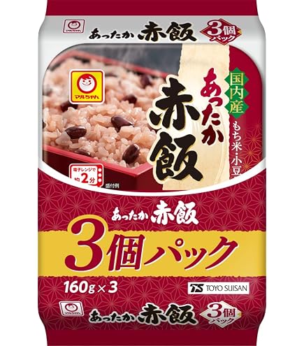 Amazon.co.jp: マルちゃん 味の一品 赤飯 ( 170g ×10個 ) パックごはん