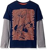 Crazy 8 Big Boys' Two-in-One Graphic Tee Navy S [並行輸入品]