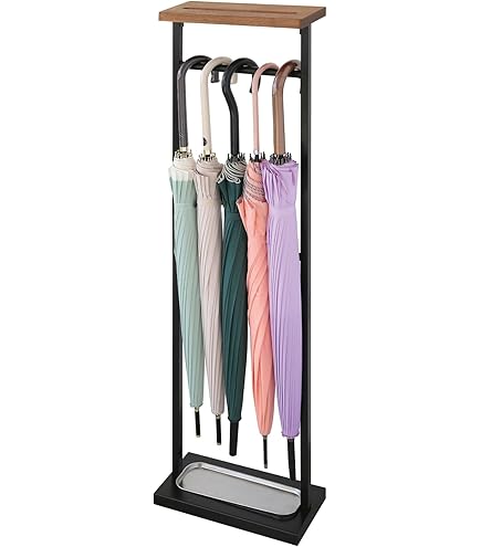 Amazon｜回転ハンガースタンド 傘掛け H135cm ブラック 直径48.4
