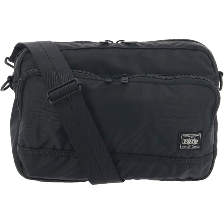 Amazon | [ポーター] フラッシュ ショルダーバッグ 689-05940 ブラック
