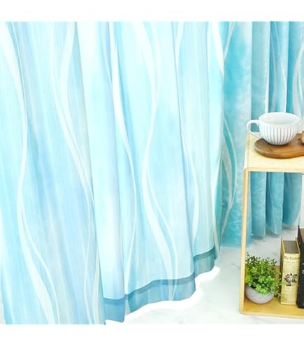 Amazon｜[ベルメゾン] レースカーテン 朝焼けの空を映した ボイル