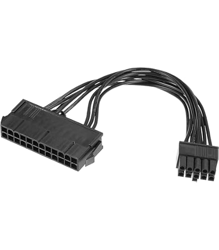 Amazon | uxcell 電源ケーブルスイッチ 24-10ピン メインボード電源