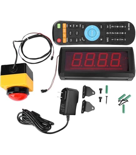 Amazon｜YZ ジムタイマー、スタート/ストップボタン付きジムクロック