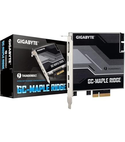 Amazon | GIGABYTE GC-MAPLE RIDGE Thunderbolt 4 拡張カード Intel