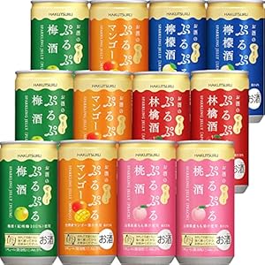 白鶴 ぷるぷるスパークリングゼリーのお酒5種のみくらべ 日本産リキュール190ml×12本缶