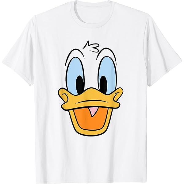 Amazon | ディズニー デイジーダック ビッグフェイス Tシャツ